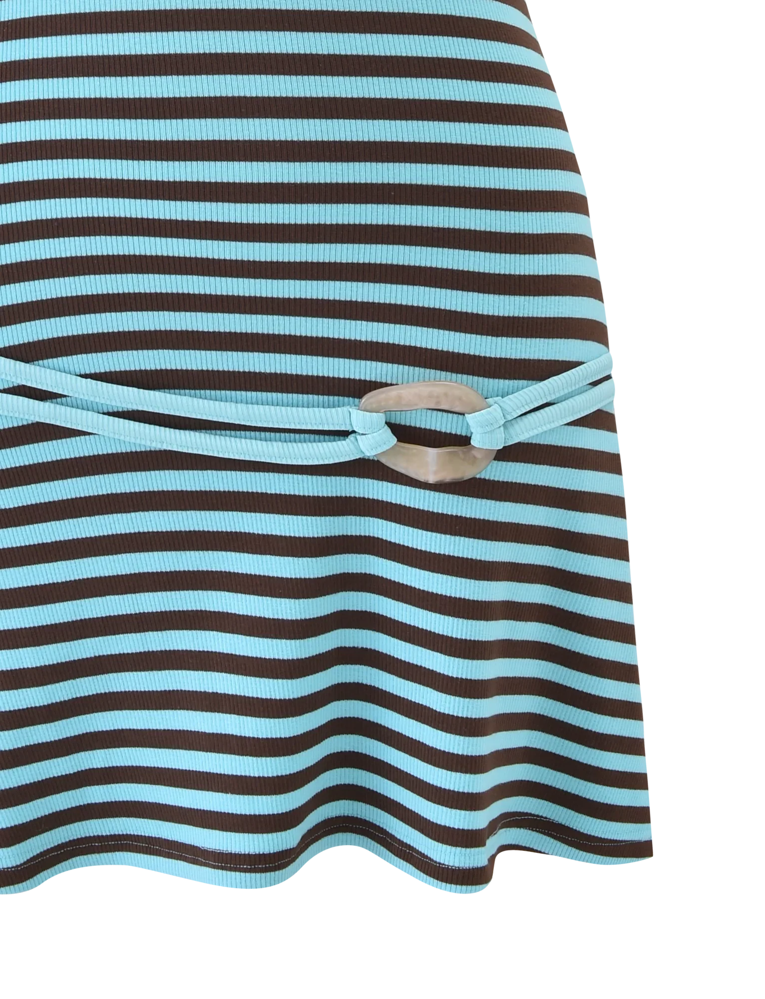 CELESTE MINI DRESS - BLUE STRIPE