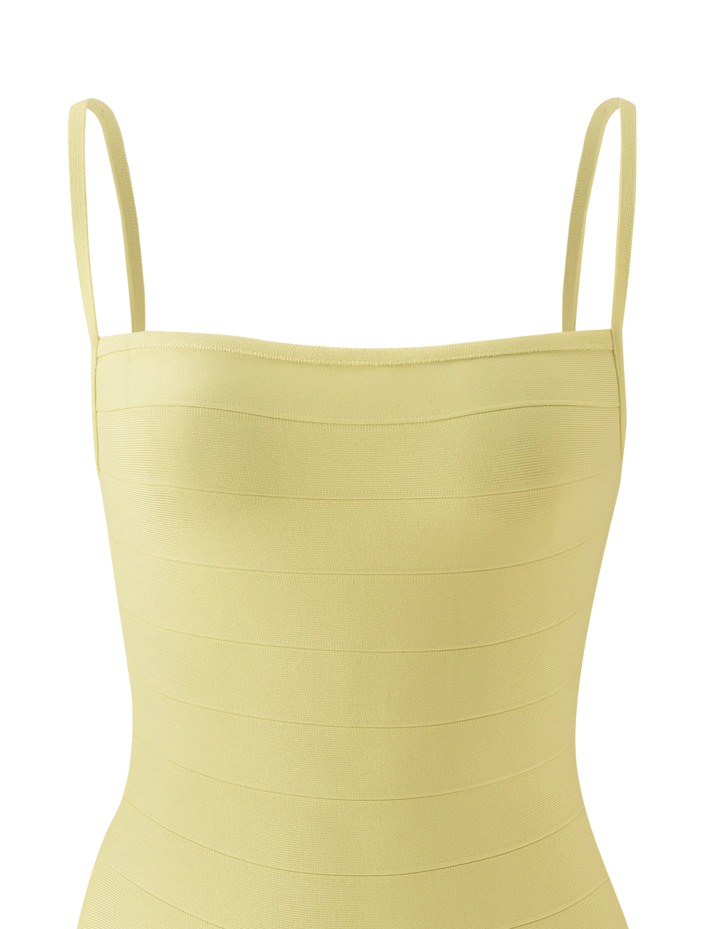 MIDORI BANDAGE DRESS - YELLOW