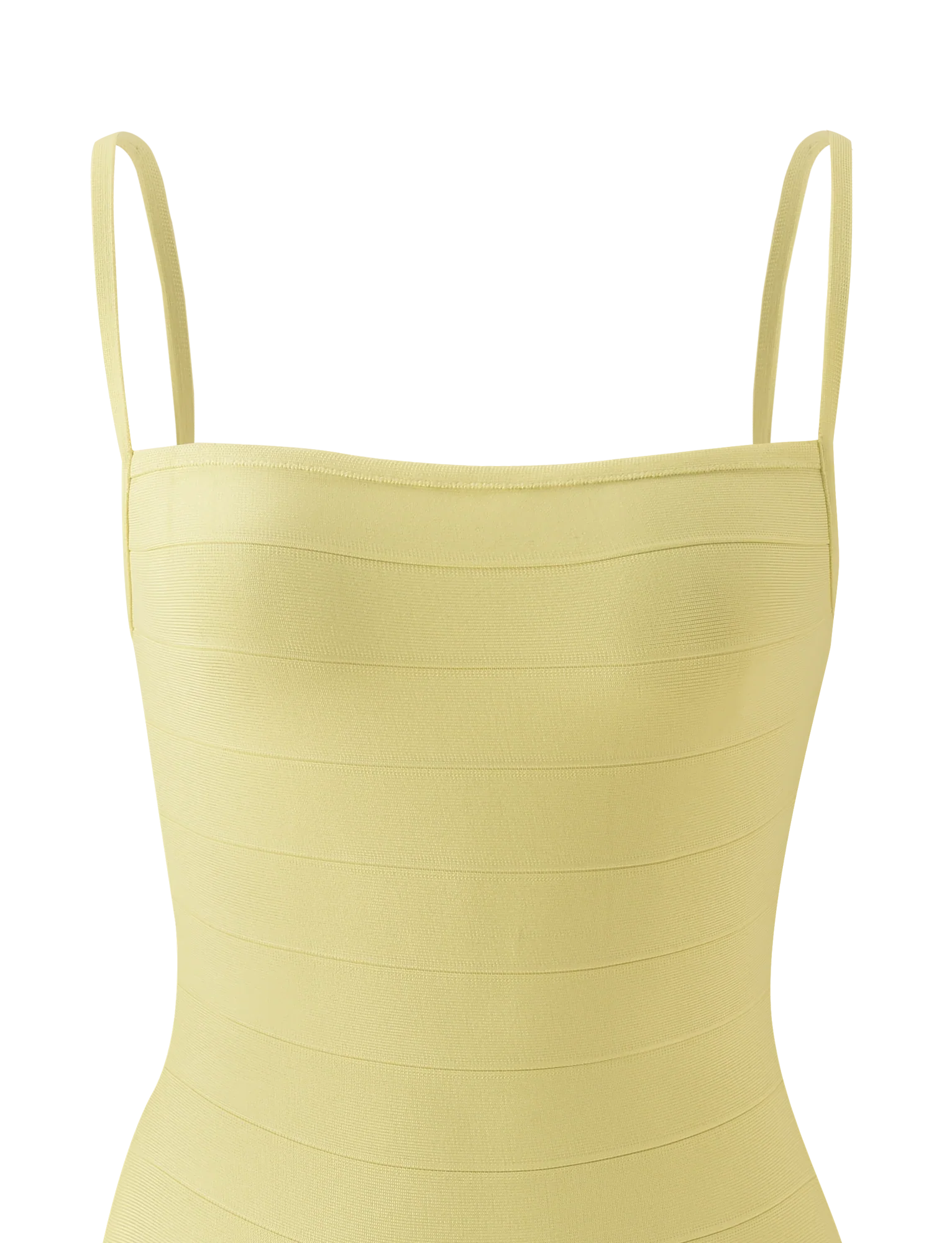 MIDORI BANDAGE DRESS - YELLOW