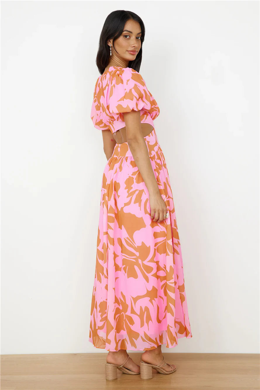 Sweet Darling Maxi Dress Pink
