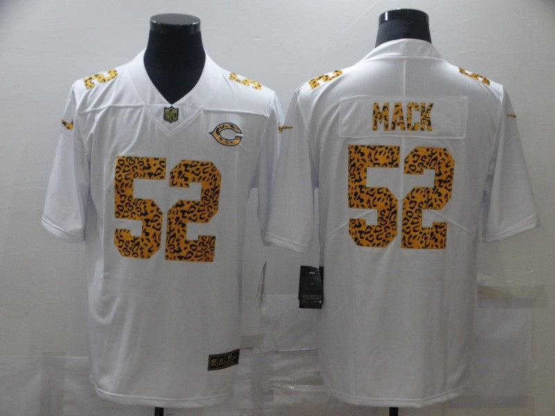 Men's Chicago Bears Khalil Mack #52 White Game Player Jersey1