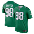 Jalen Carter Philadelphia Eagles Nike Alternate Legend Jersey - Kelly Green