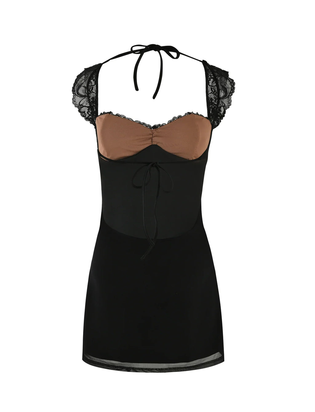 NYOMI MINI DRESS - BLACK