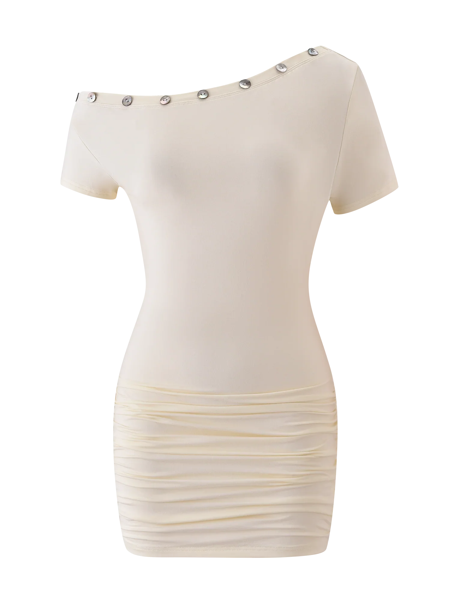 MARITA MINI DRESS - CREAM
