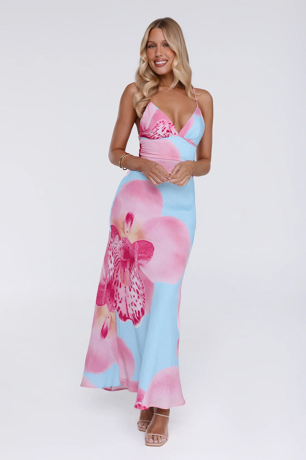 Glow Within Reach Maxi Dress Blue