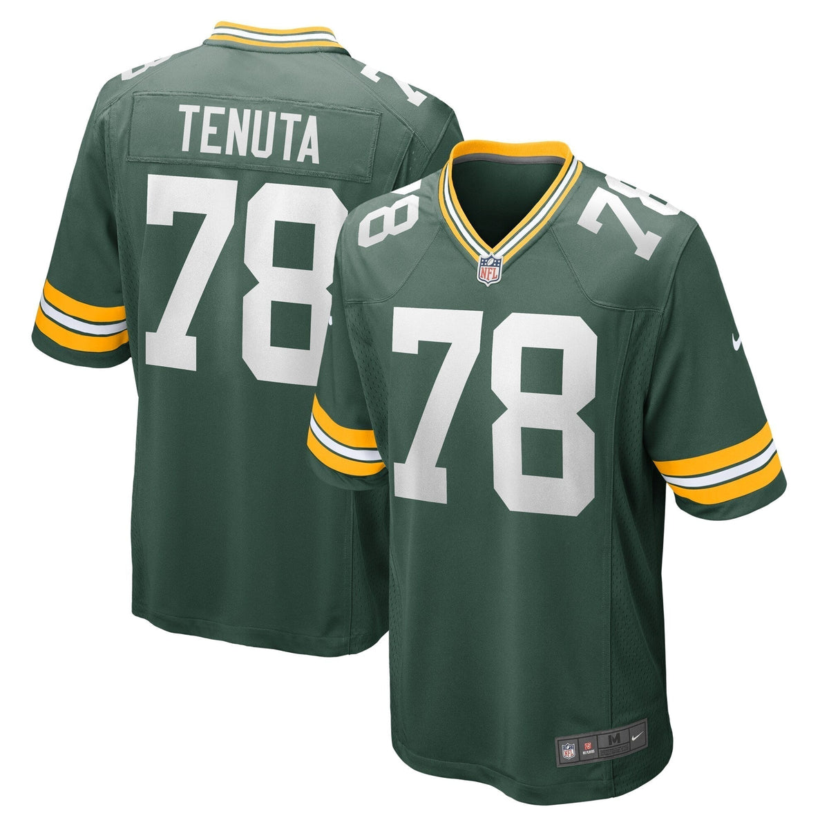 Luke Tenuta Green Bay Packers Nike Home Game   Jersey - Green