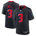 Men's Houston Texans Tank Dell Nike Navy 2nd Alternate Game Jersey