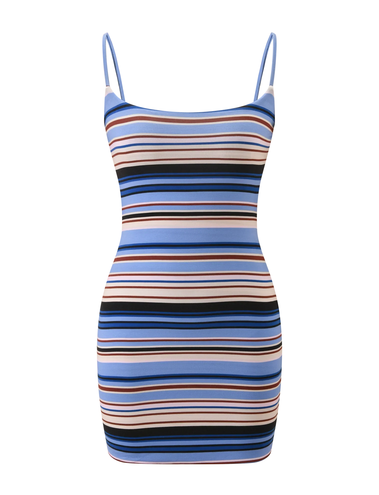 MINERVA MINI DRESS - BLUE STRIPE