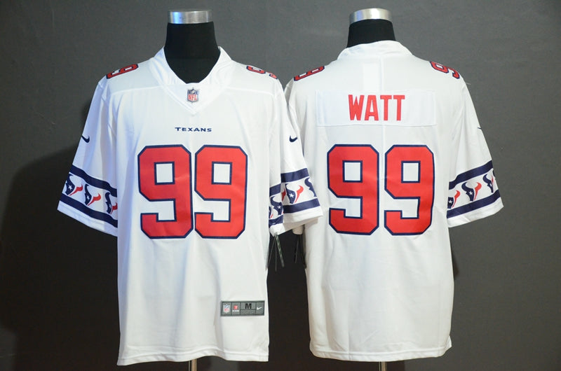 Men's Houston Texans J.J. Watt #99 White Authentic Game Jersey1