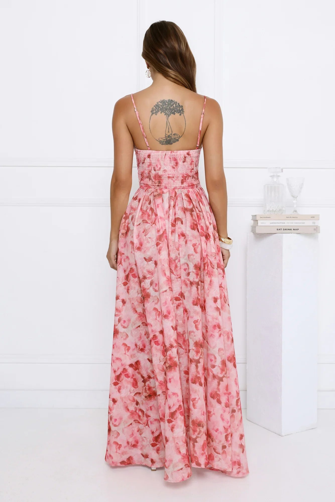 Thoughts For You Midi Dress Pink