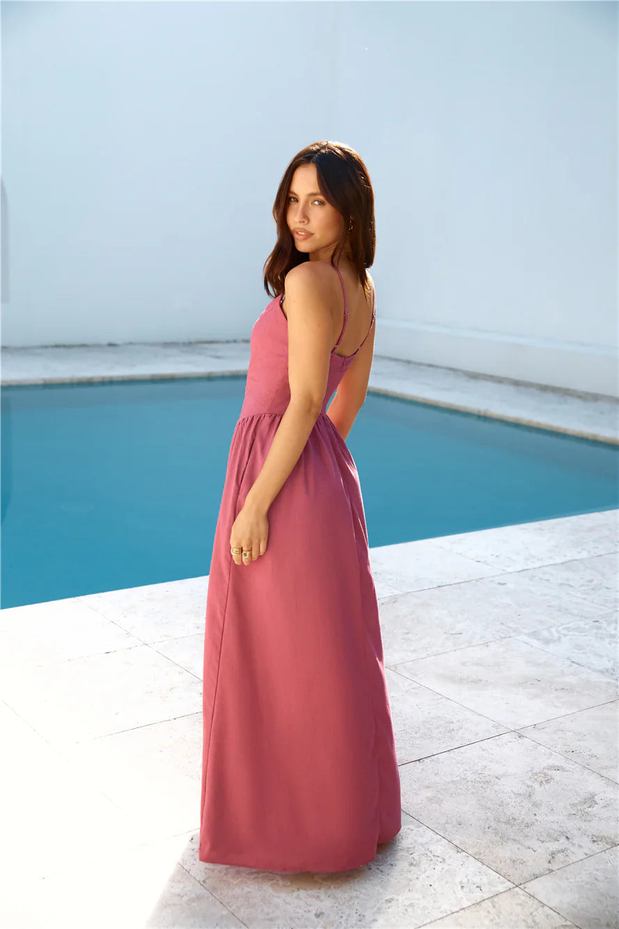 Zephy Maxi Dress Rose