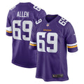 Jared Allen Minnesota Vikings Nike Retired   Game Jersey - Purple