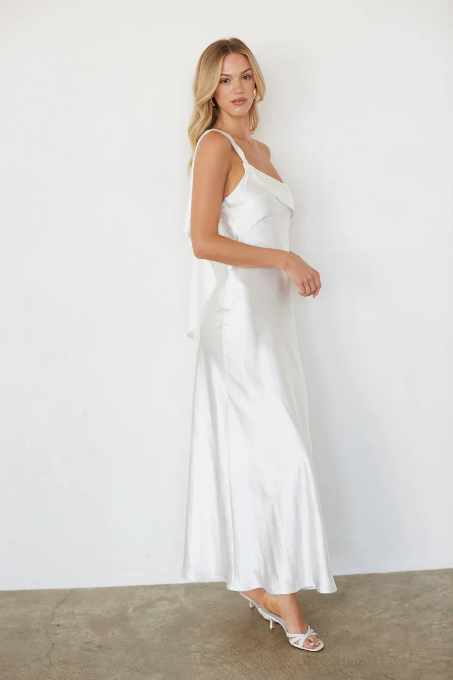 Sarahi Ruffle Strap Maxi Dress