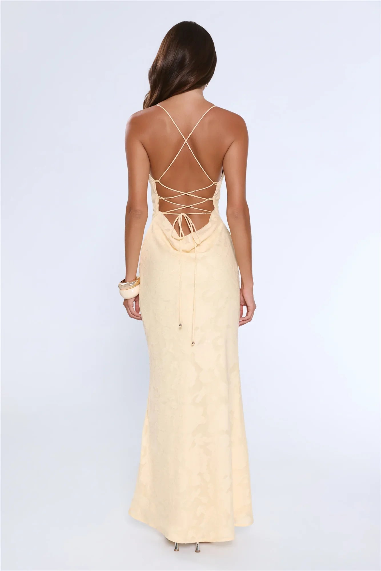 Bridge To Wonderland Maxi Dress Lemon
