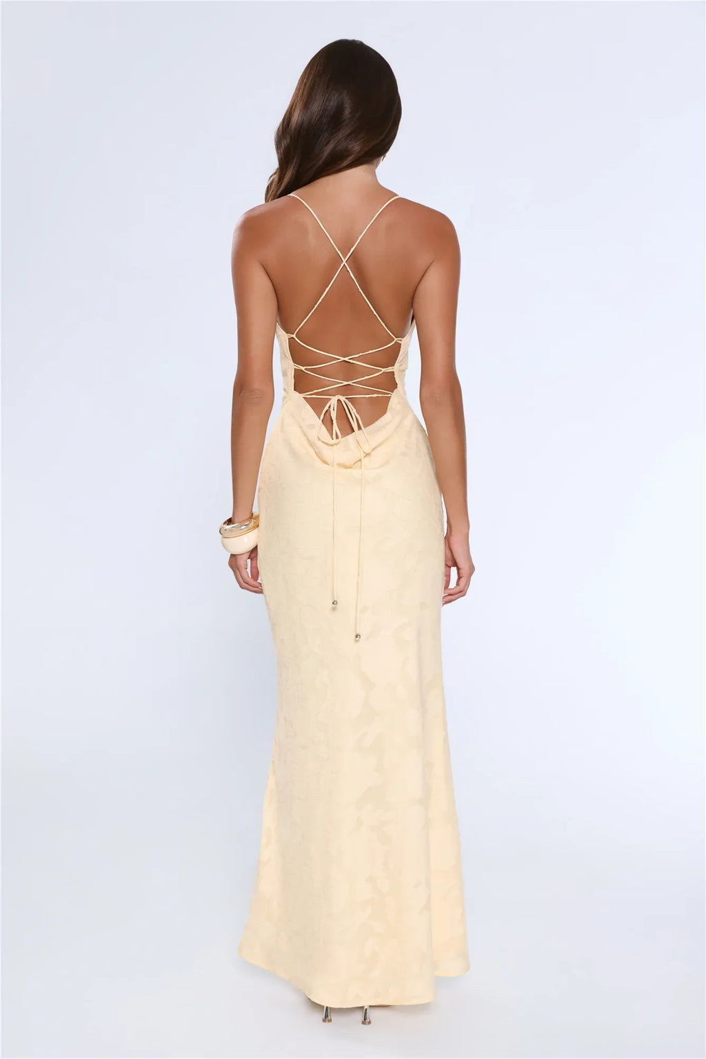 Bridge To Wonderland Maxi Dress Lemon
