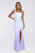 Sugar Petal Glow One Shoulder Maxi Dress Lilac