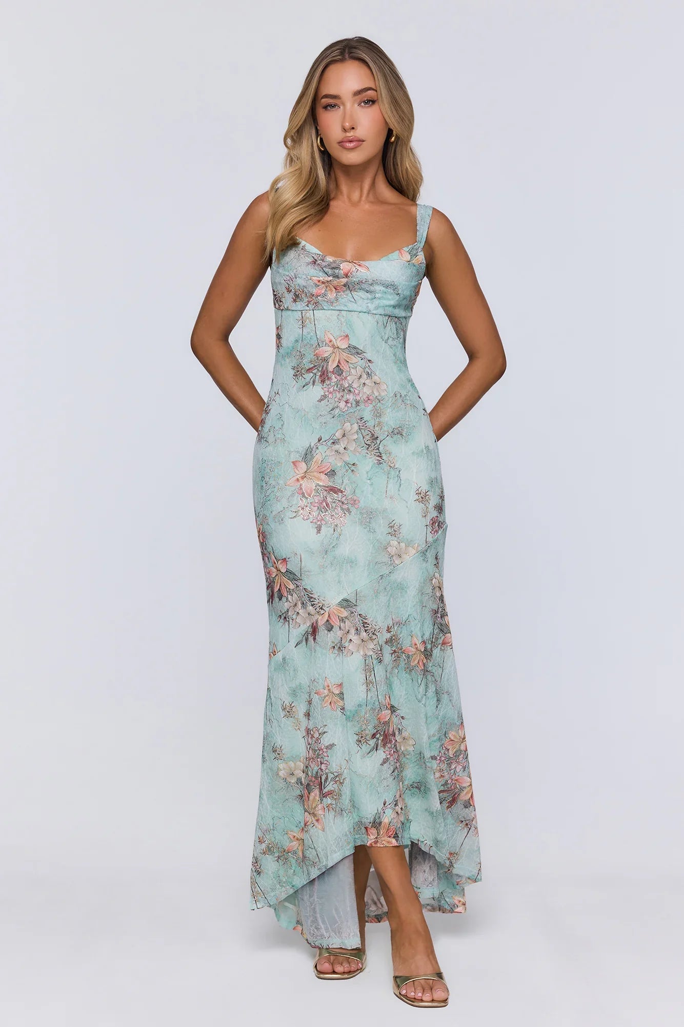 Wear The Feeling Maxi Dress Mint