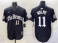 Men's New York Yankees Anthony Volpe #11 Black Alternate Limited Player Jersey