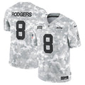 Aaron Rodgers New York Jets Salute To Service 2024 Jersey