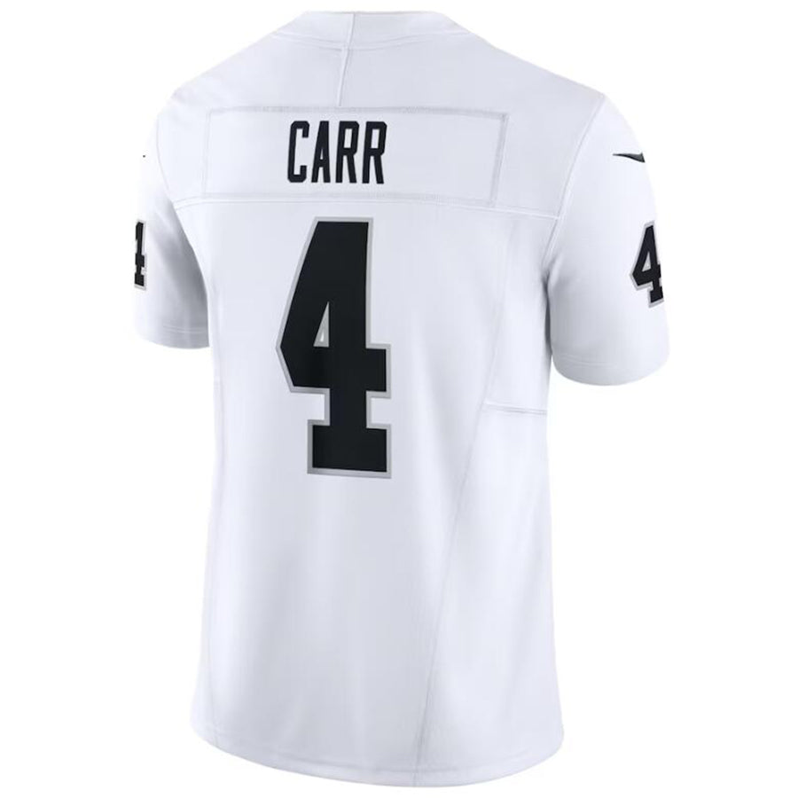 #4 Derek Carr Player LV.Raiders White vapor Limited Football Jerseys