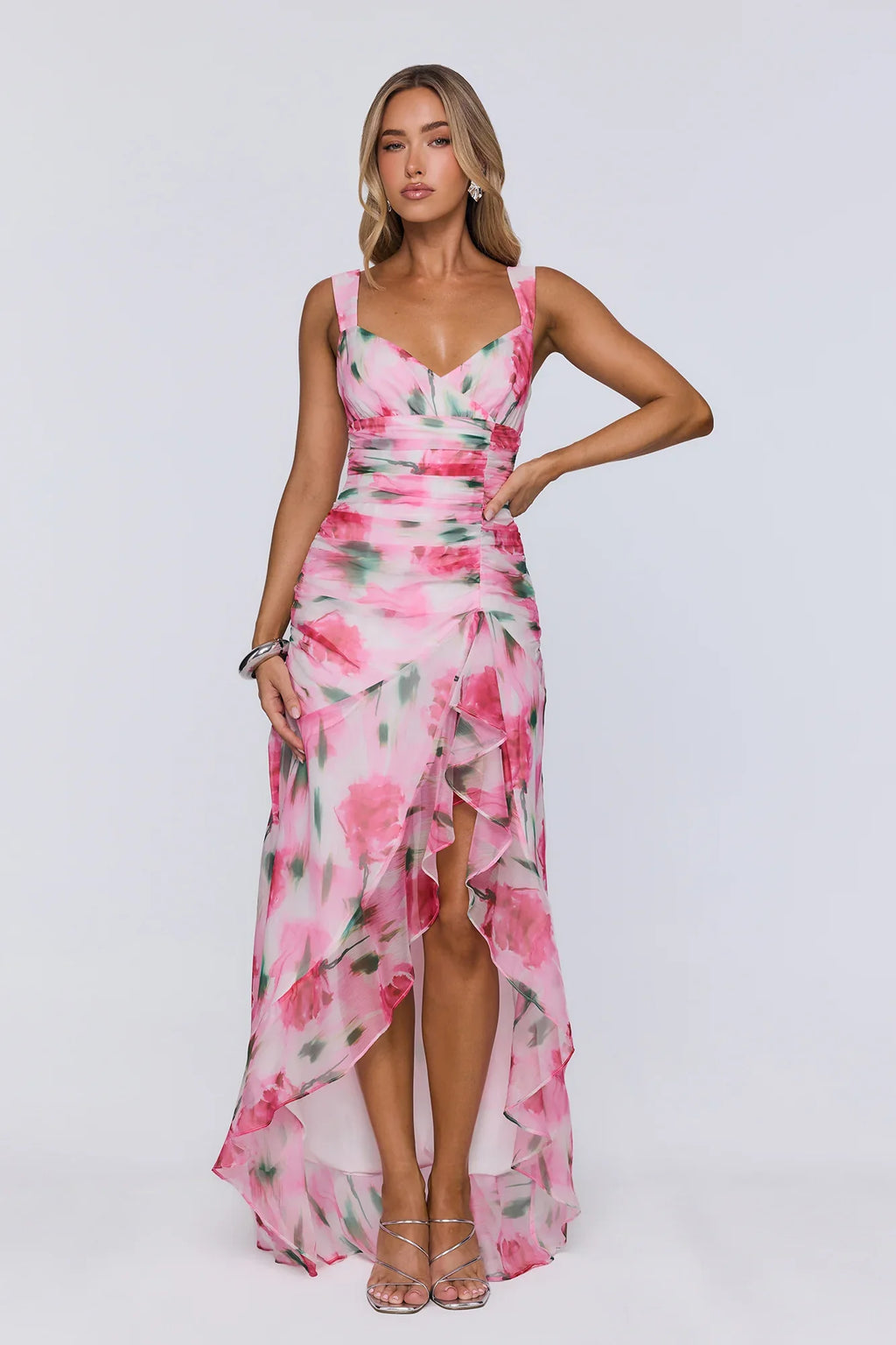 Glow Like A Star Maxi Dress Pink
