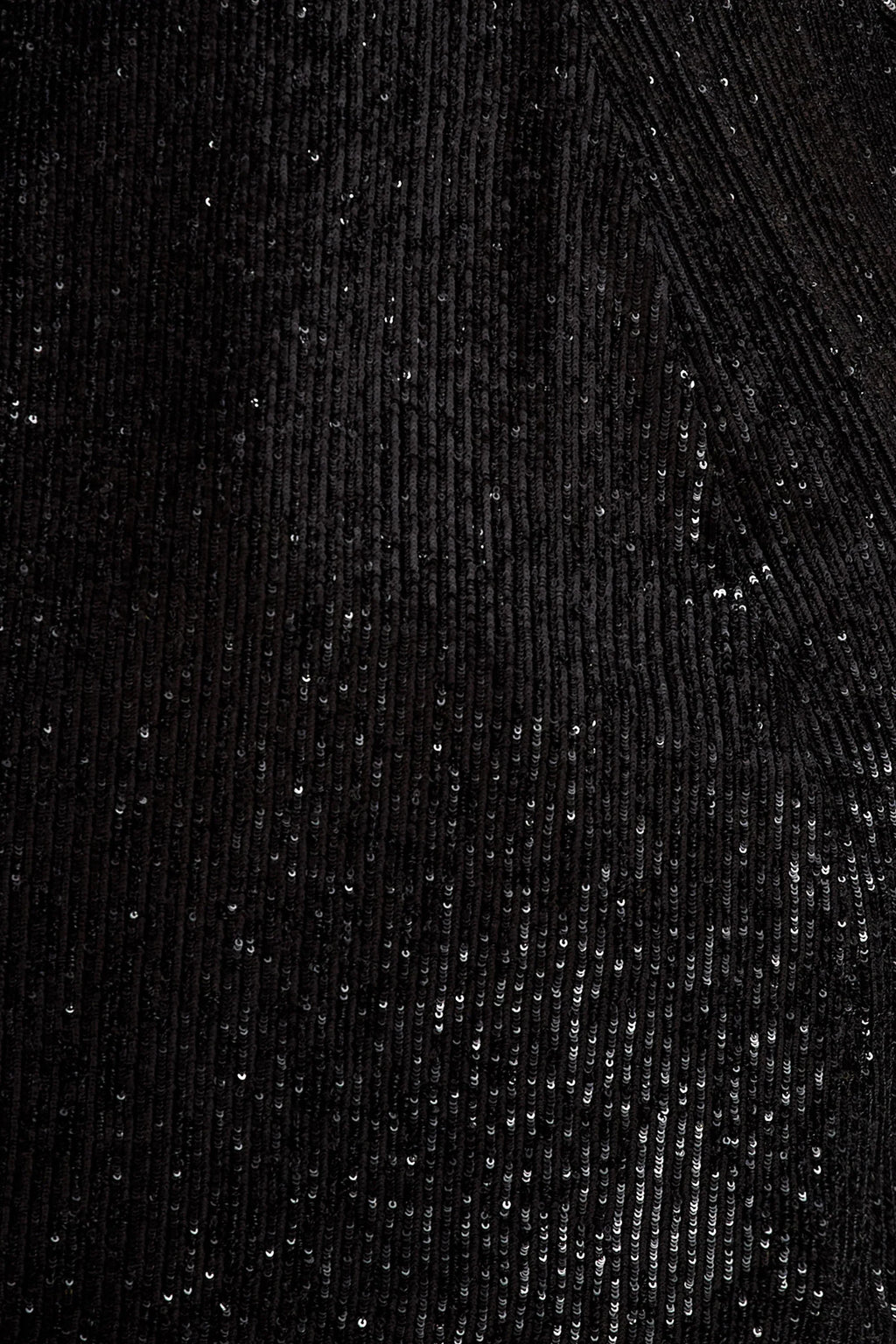Clarabell | Black Sequin Bandeau Structured Mini Dress