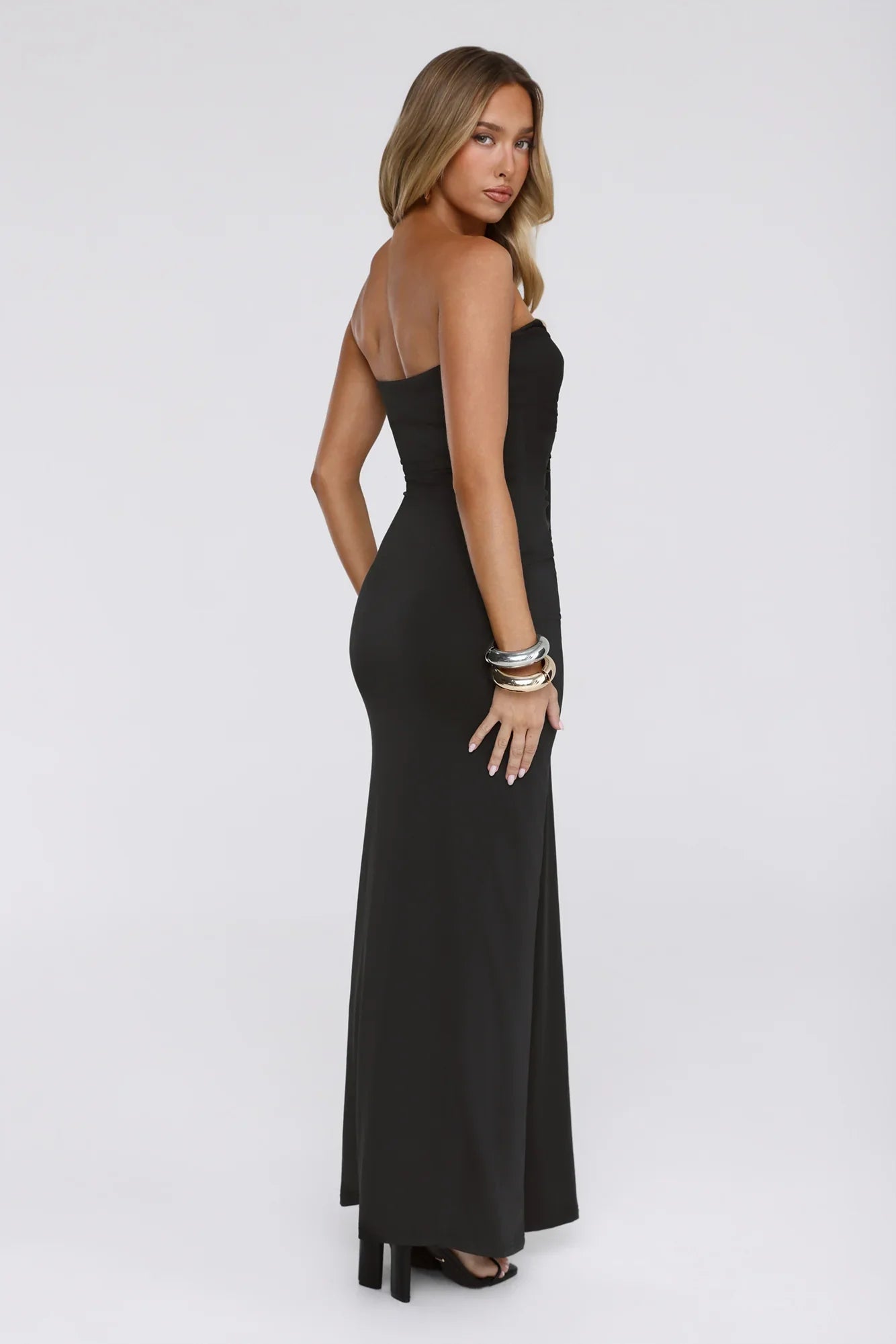 Wisp Wonder Strapless Maxi Dress Black
