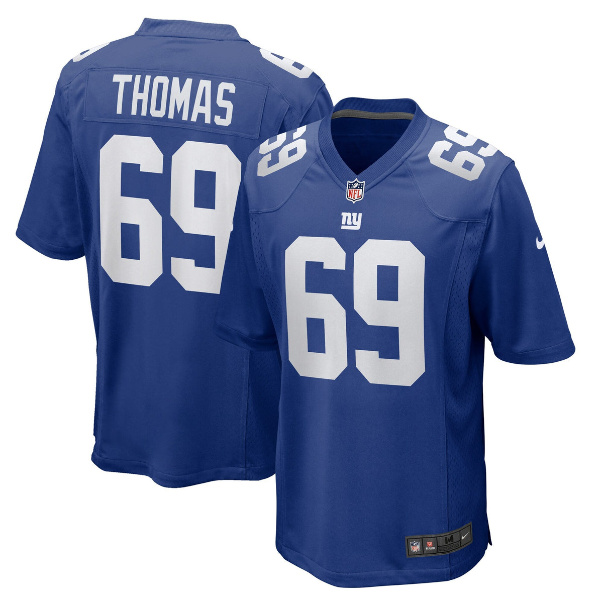 Jaylon Thomas New York Giants Nike Team Game Jersey -  Royal
