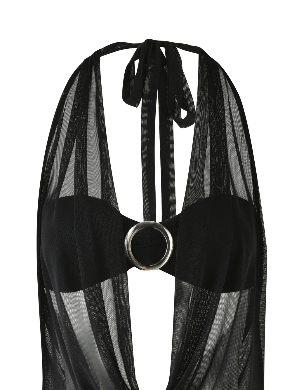 MAKENA TWO-PIECE DRESS - BLACK
