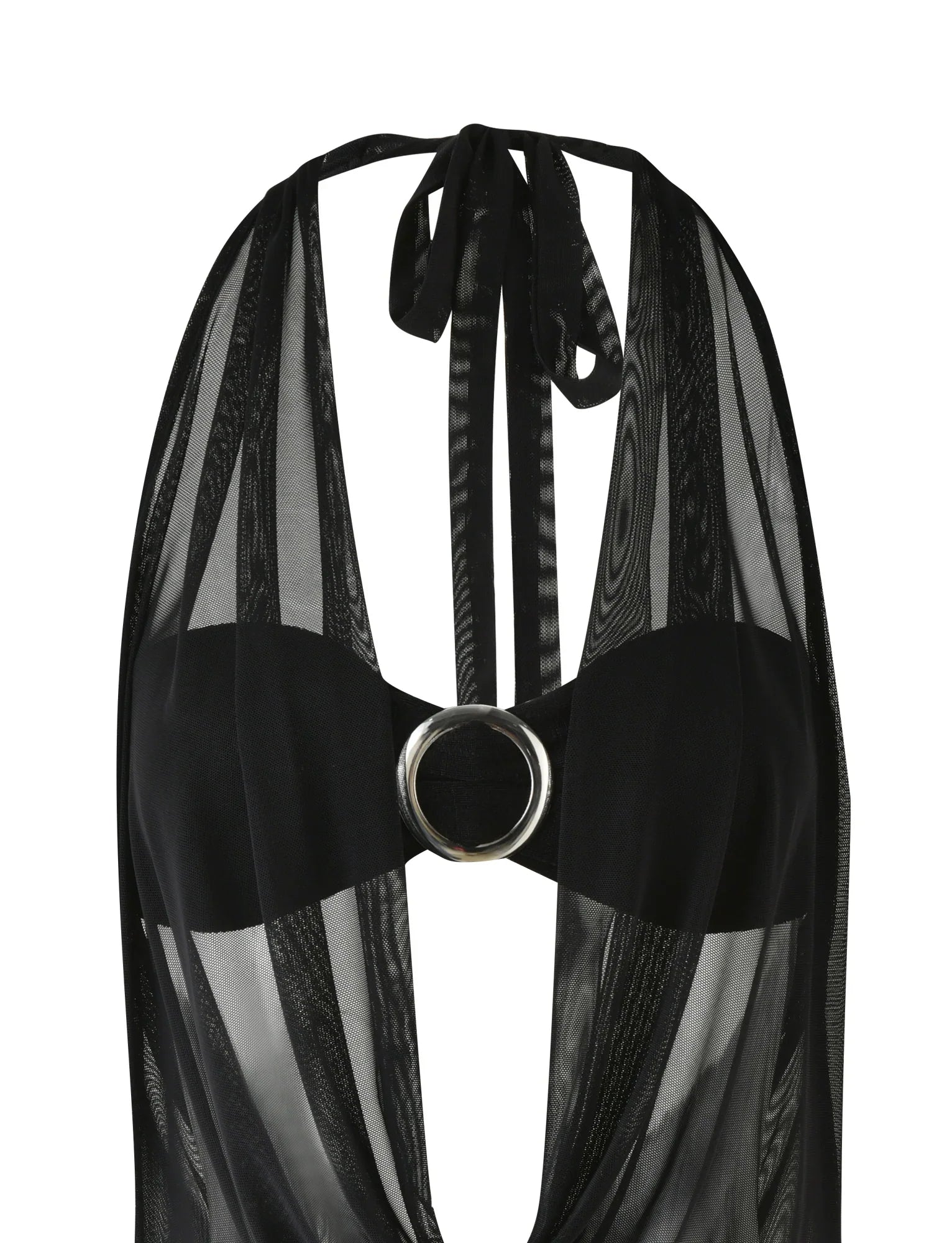 MAKENA TWO-PIECE DRESS - BLACK
