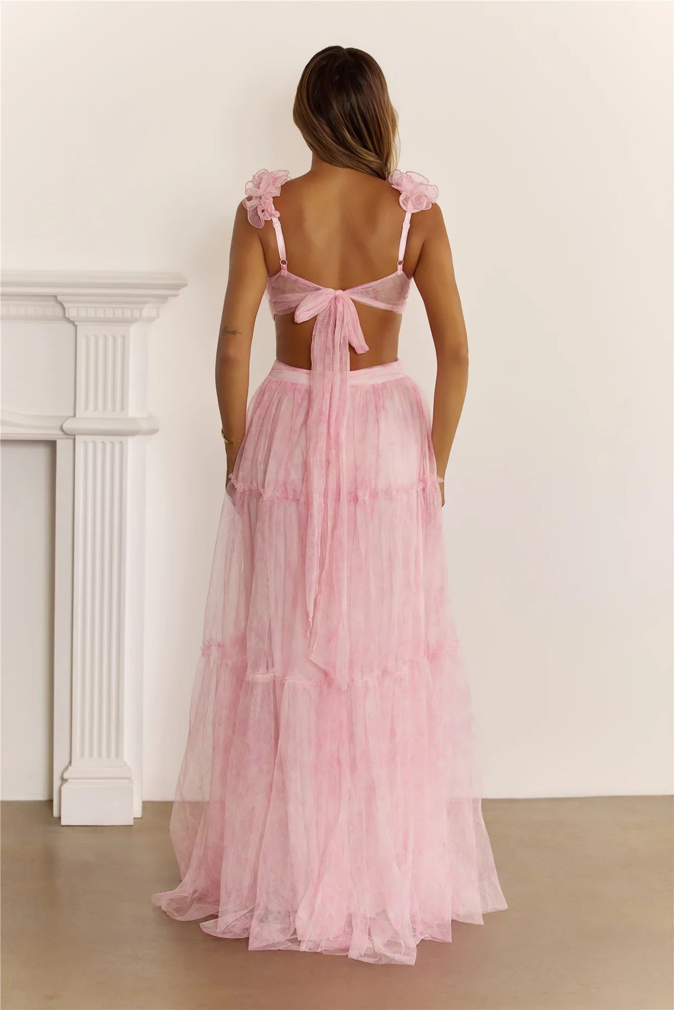 Endless Riviera Maxi Dress Pink