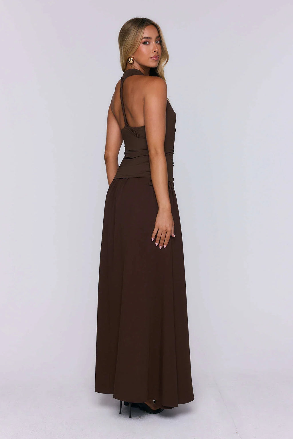 Studio Pretty Maxi Dress Brown