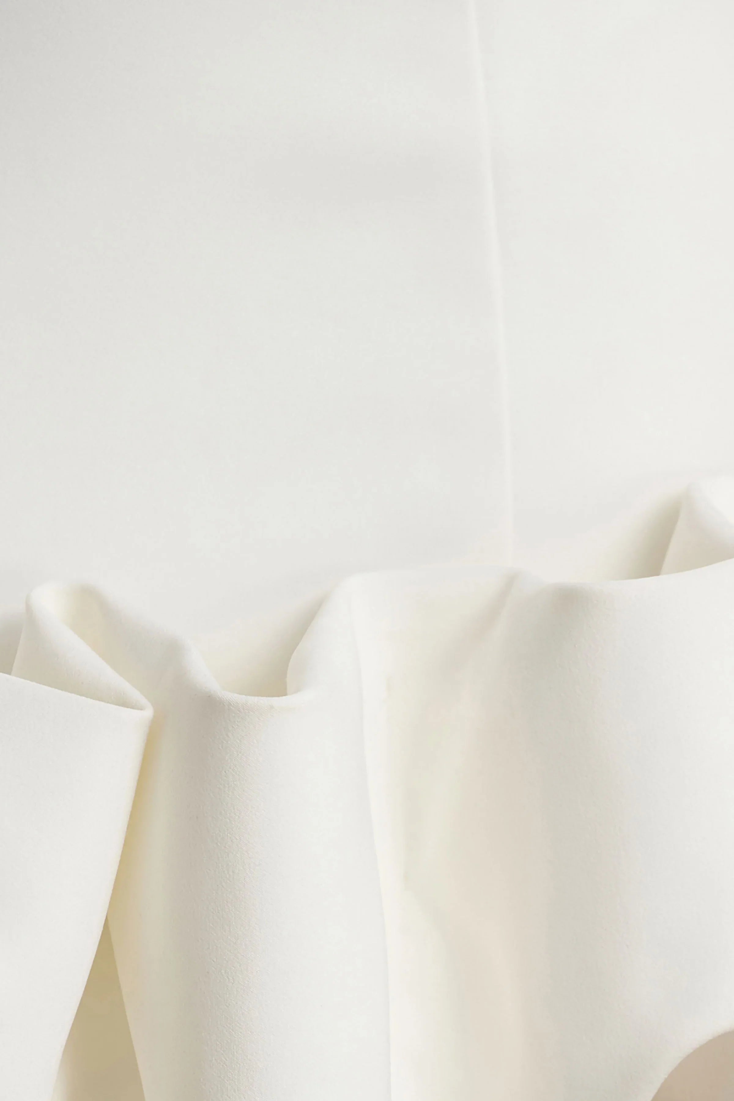 Geneve | White Halter-Neck Mini Dress With Ruffled Trim