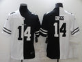Men's Buffalo Bills Stefon Diggs #14 Black/White Game Jersey1