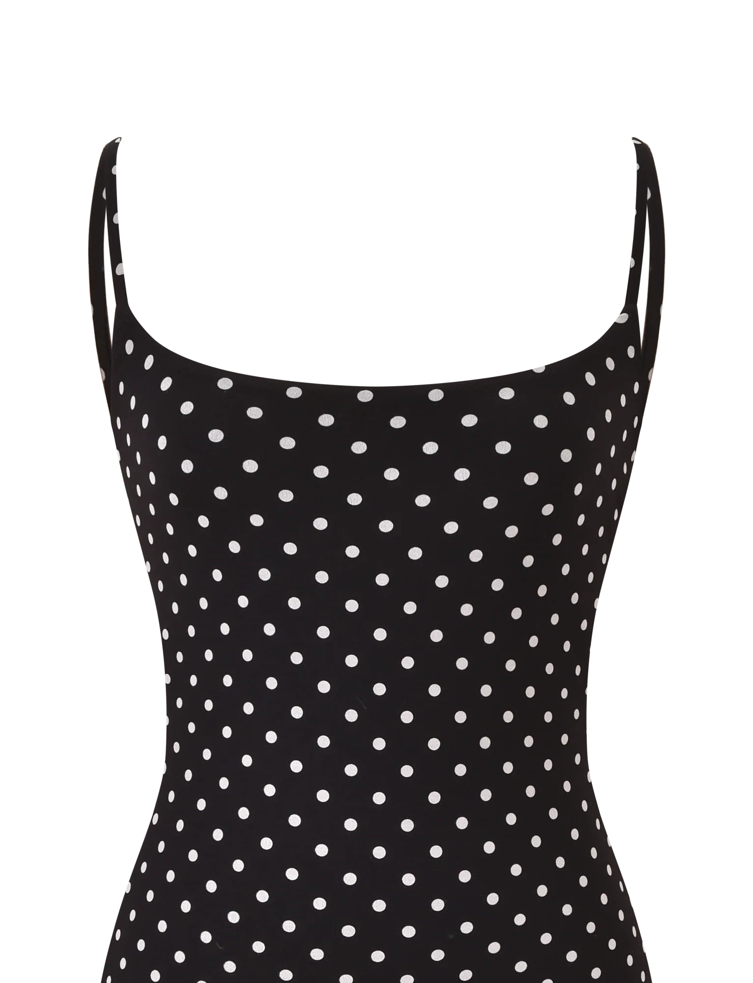 MINERVA MINI DRESS 2.0 - BLACK POLKA DOT