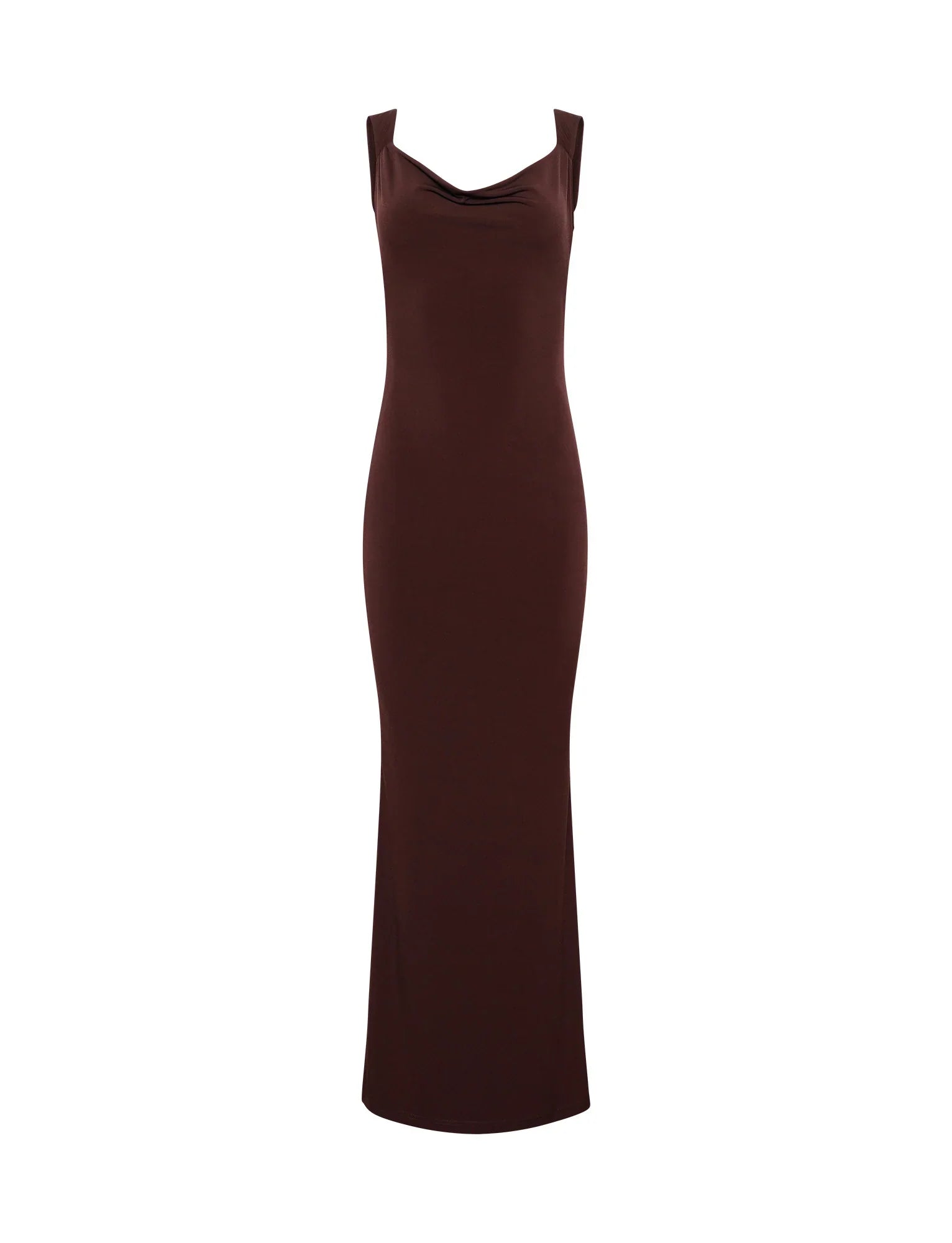 MORANA DRESS - BROWN : CHOCOLATE
