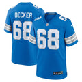 Taylor Decker Detroit Lions Nike Team Game Jersey -  Blue