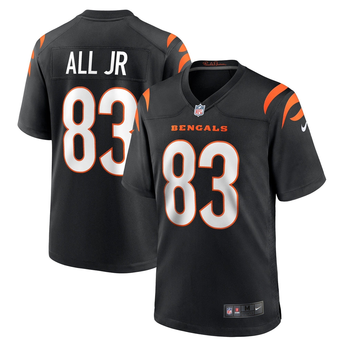 Erick All Jr. Cincinnati Bengals Nike Team Game Jersey -  Black