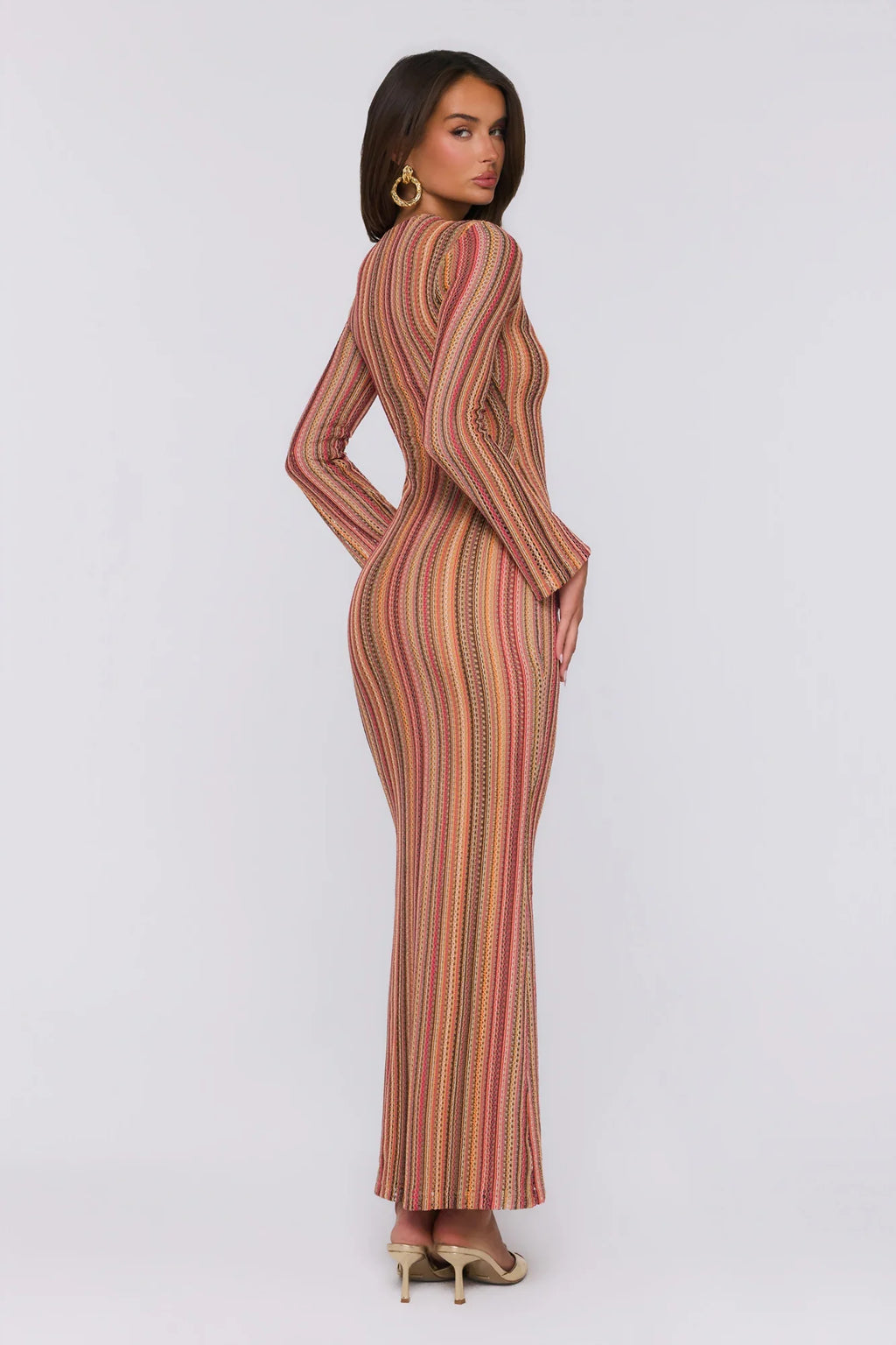 Crystal Coast Knit Maxi Dress Multi