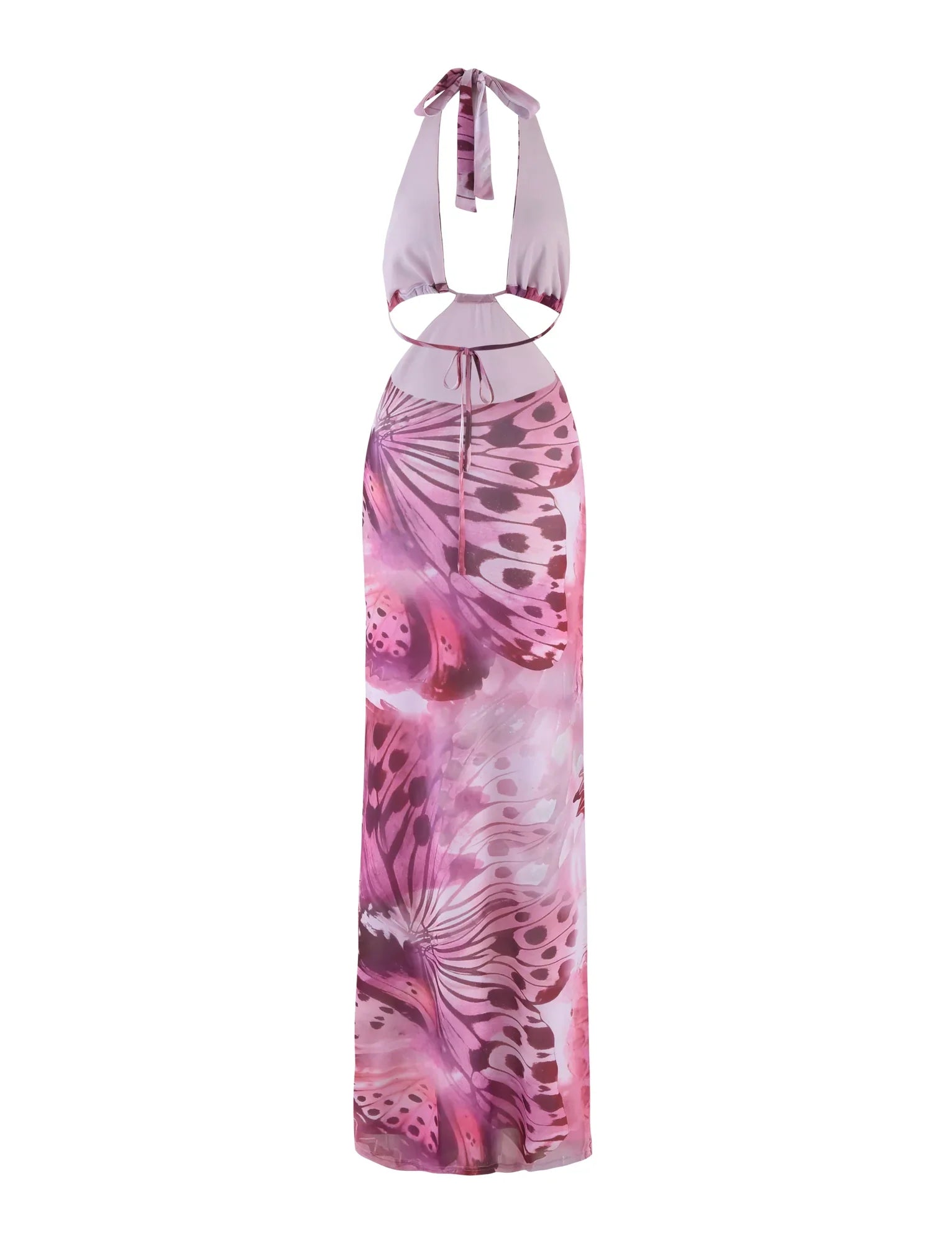 SOLEIL MAXI DRESS - MACRO BUTTERFLY