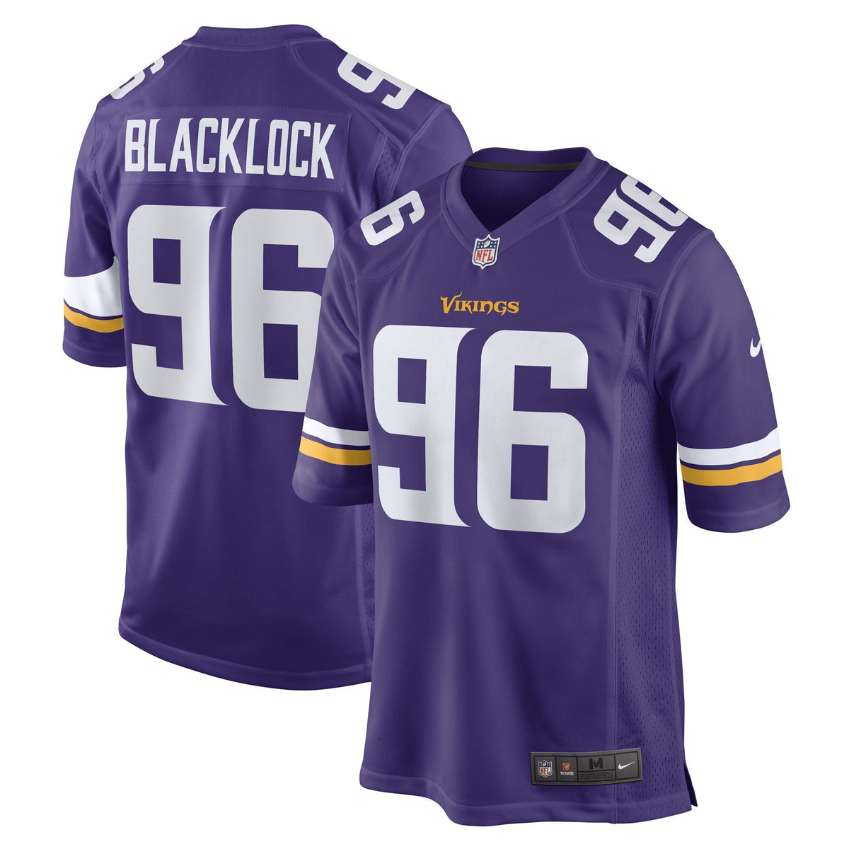 Ross Blacklock Minnesota Vikings Nike Game   Jersey - Purple