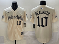 Men's Philadelphia Phillies J.T. Realmuto #10 Cream Limited Player Jersey