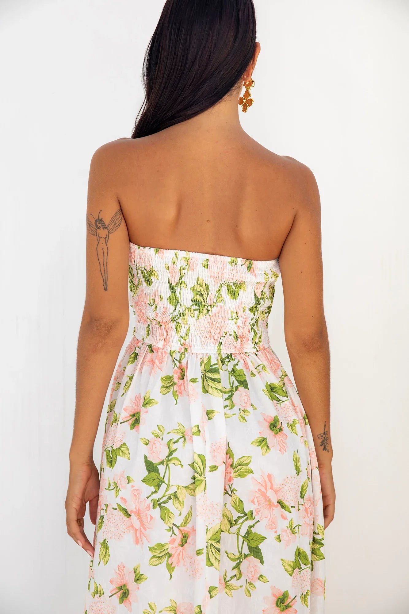 Bellissima Strapless Maxi Dress Pink