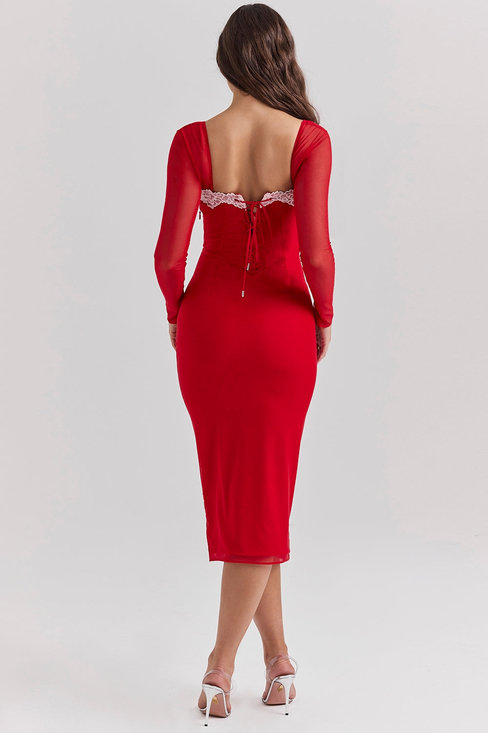 scarlet corset dress