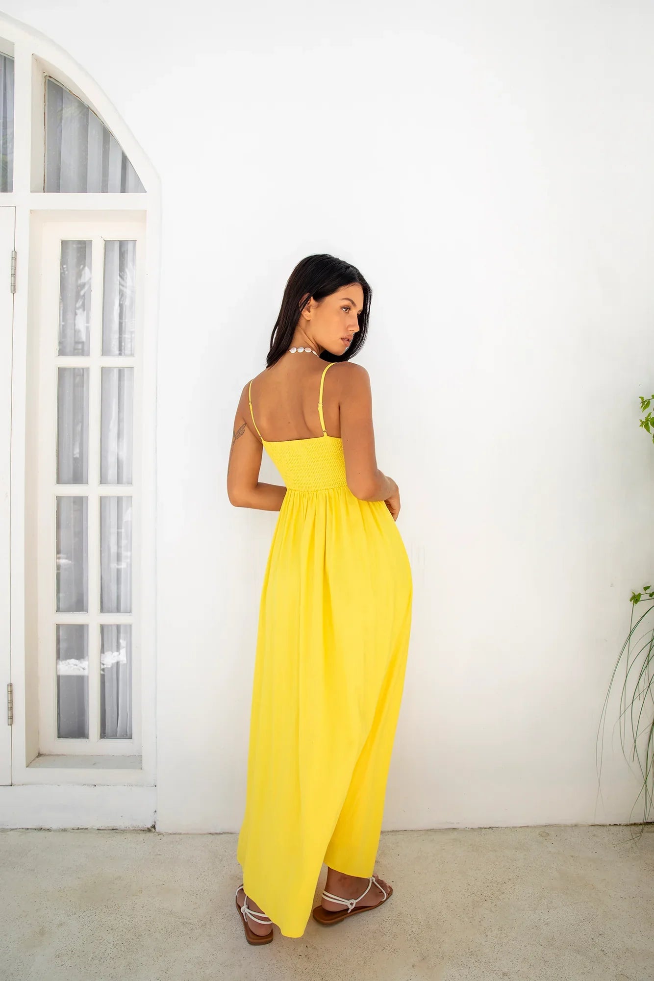 Blushing Lovers Maxi Dress Yellow