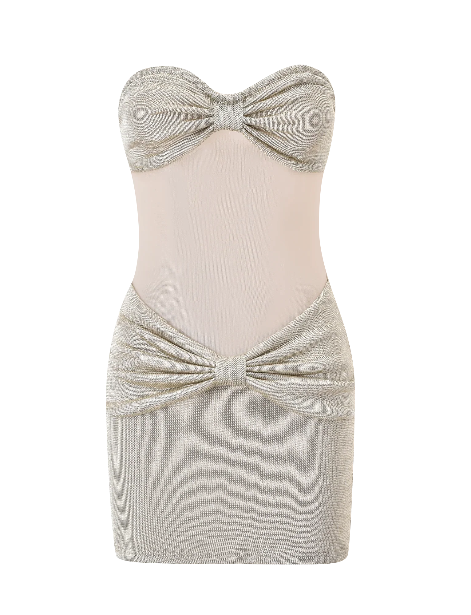 ESTE MINI DRESS - CHAMPAGNE