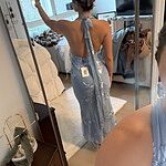 Lime Light Mesh Halter Maxi Dress Wine