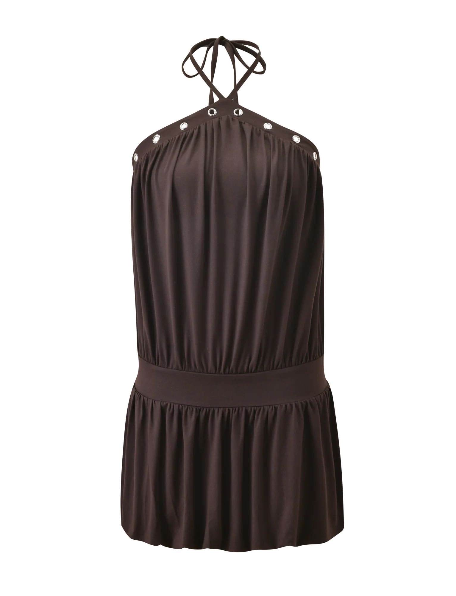 NATASHA DRESS - CHOCOLATE