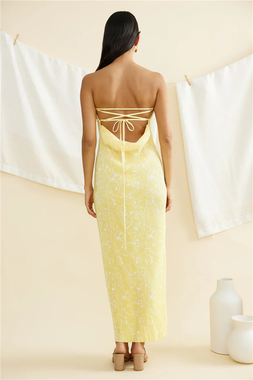 Lemon Cello Maxi Dress
