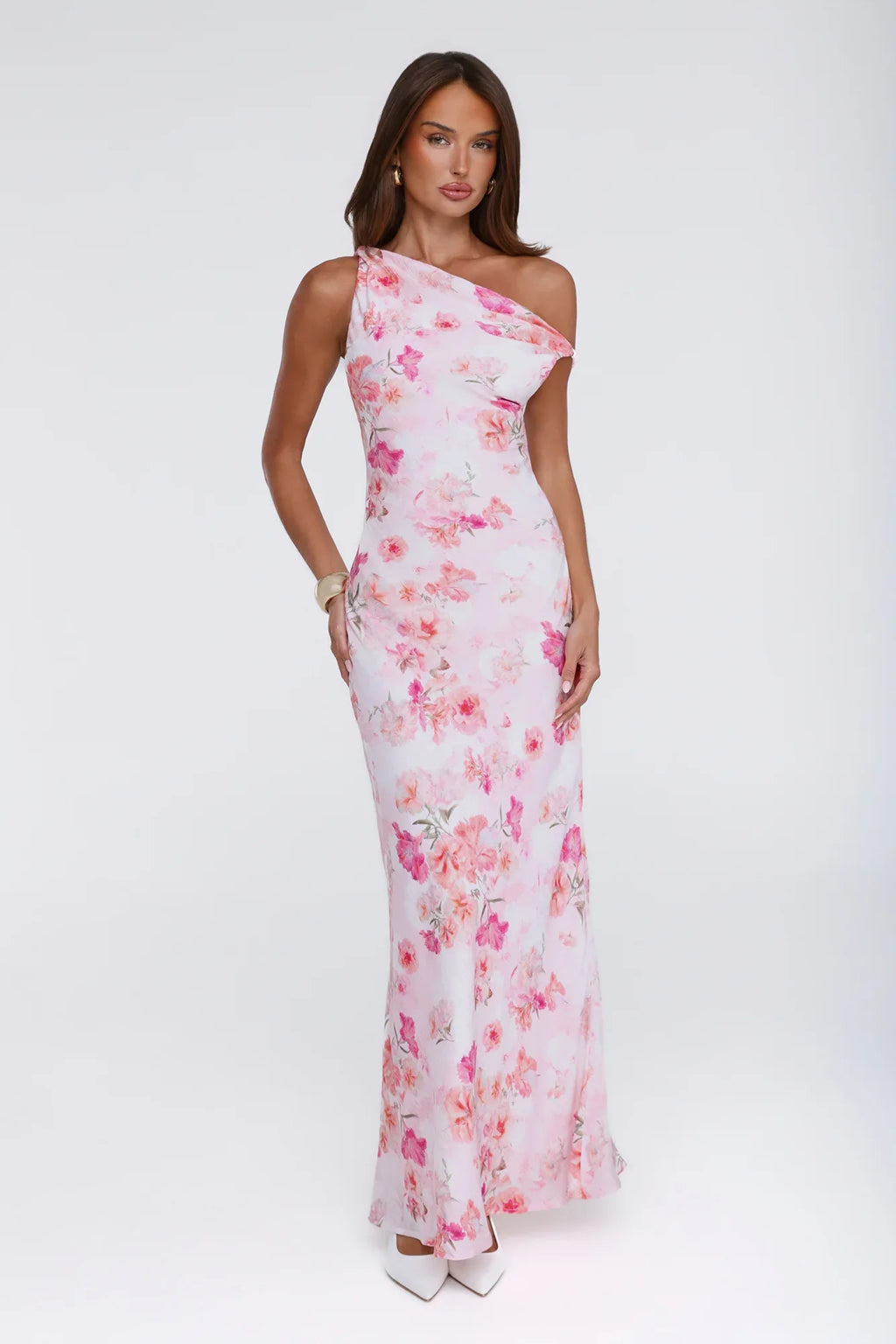 Flowers In the Sun Maxi Dress Pink